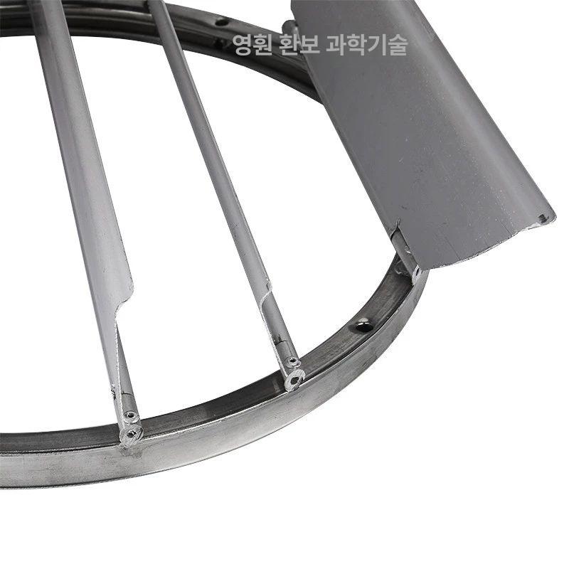 원형 셔터팬 벤트 내경 덕트 통풍구 환기구 외경 2 외경 250mm - 상세 이미지 3
