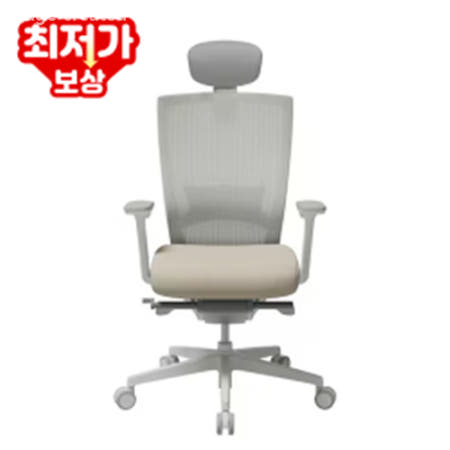 시디즈 T50 시리즈 화이트쉘 메쉬의자 (헤드레스트형/럼버서포트) VTNF500HLDA