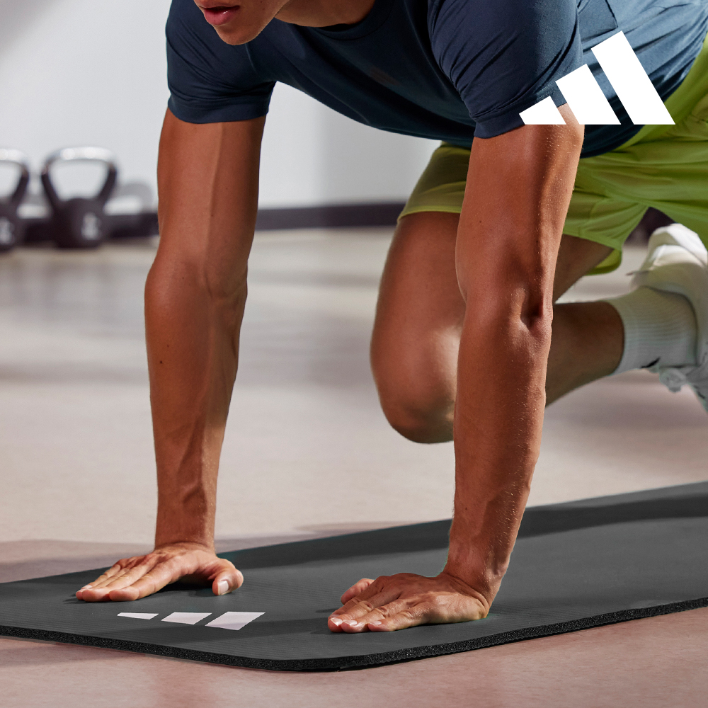 아디다스 피트니스 요가매트 10mm 헬스 홈트 두꺼운 층간소음 운동 안밀리는 여자 여성