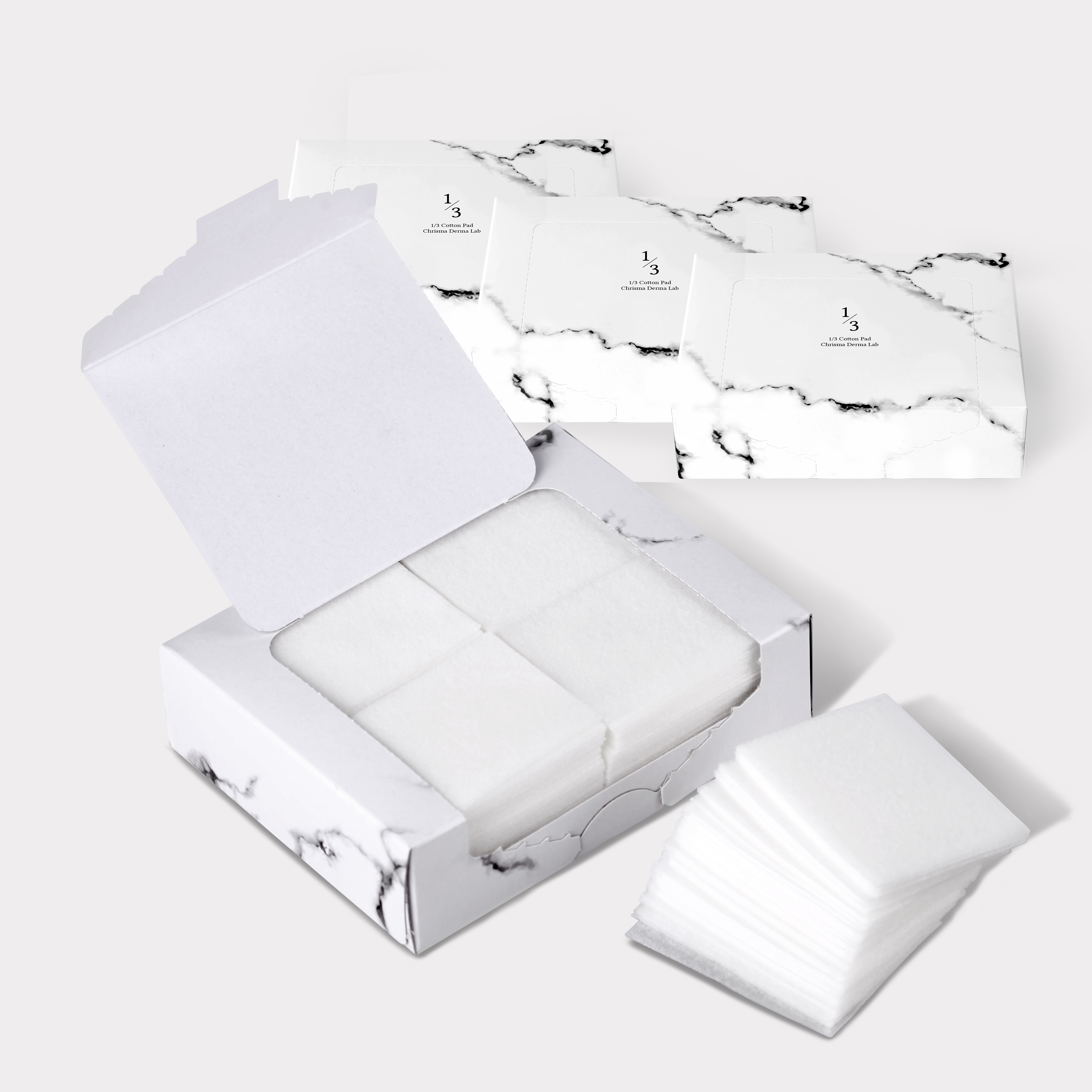 크리스마 1/3 토너팩 스킨팩 닦토 화장솜 640매 (160매 4박스) 국내생산