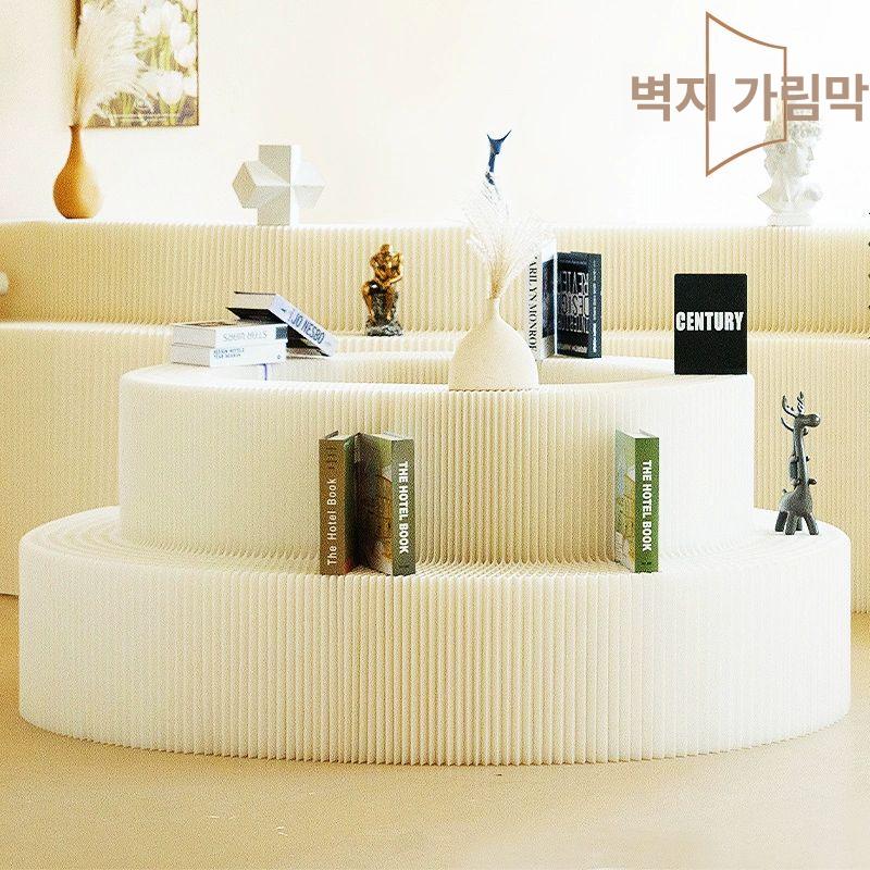 2단 선반 진열대 전시대 거실 전시 사무실 200cm-300cmx68cmx60cm - 상세 이미지 4
