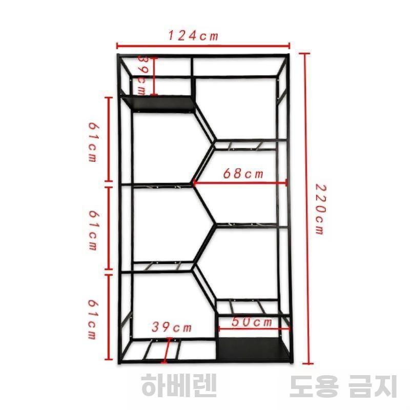 타이어휠 전시대 다이 적재 판매대 매장용 진열장 선반 - 상세 이미지 4