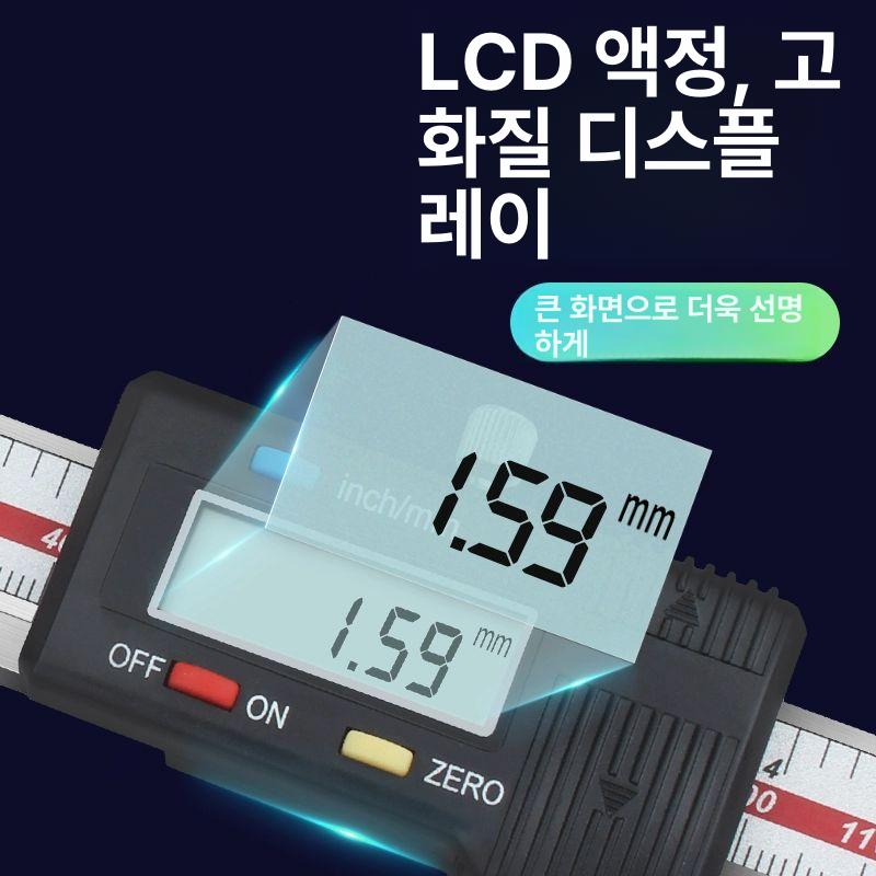간극측정기 틈새 게이지 갭자 내경 간극 고정밀 눈금자 두께 갭 두께표시 간격 측정자 크랙 043-201 0.2-10mm - 상세 이미지 3