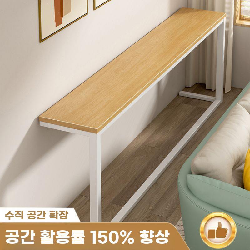폭좁은 선반 틈새 슬림 창문 긴 사이드 테이블 스탠드 - 상세 이미지 5