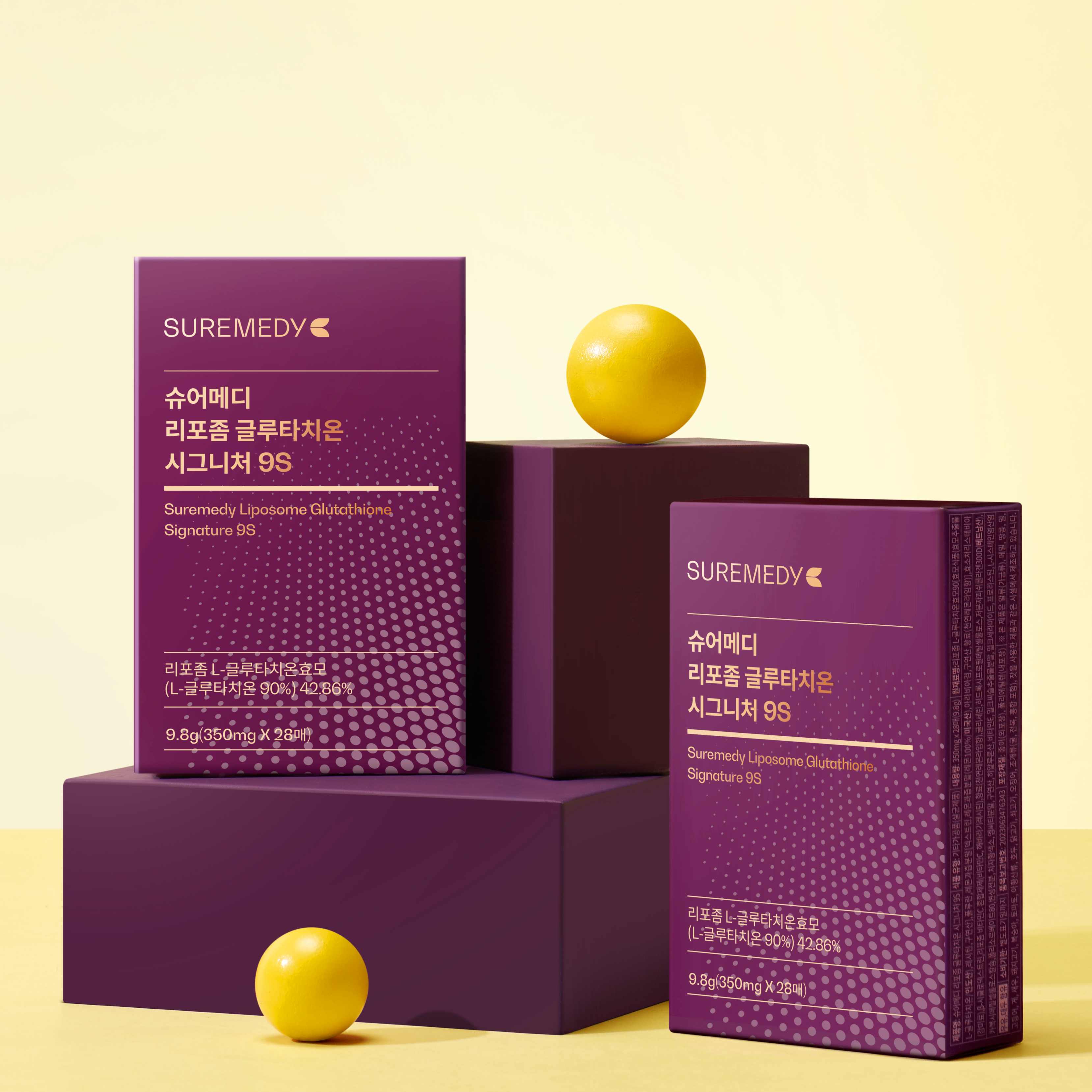 [5+1] 슈어메디 리포좀 글루타치온 시그니처 9S 고함량 고순도 프리미엄 28매, 6개