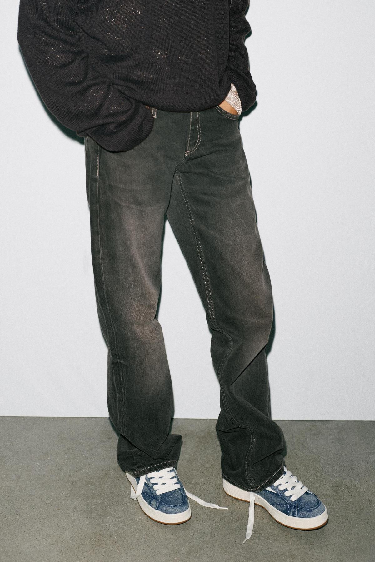자라 데님 캐주얼 로우탑 스니커즈 5410/610 DENIM BLUE - 상세 이미지 3