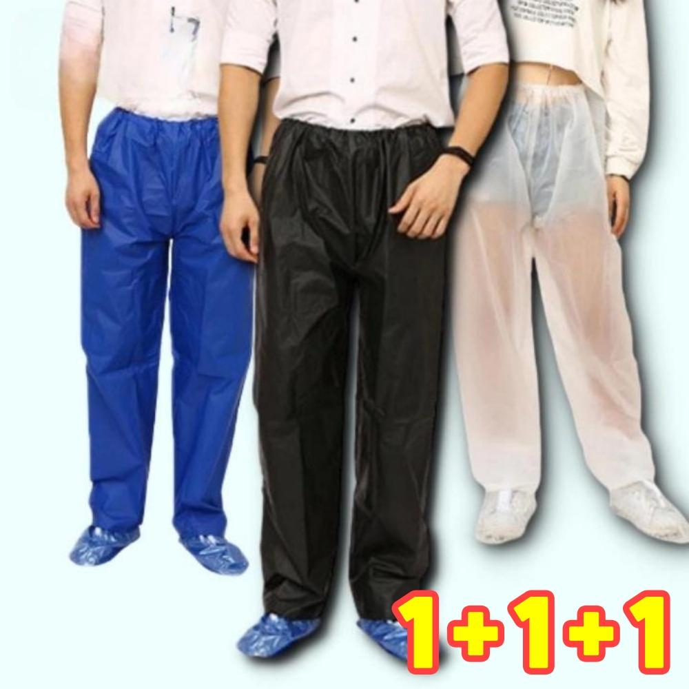EVA 일회용 우비 바지 등산용 일회용 방수 비닐 바지
