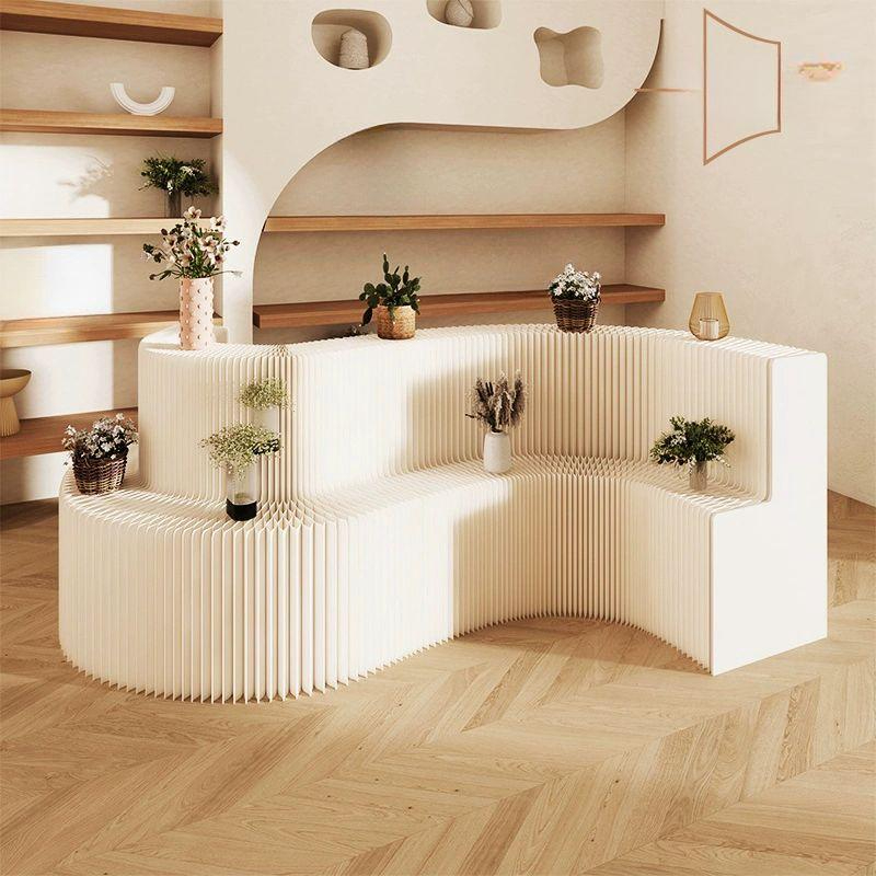 2단 선반 진열대 전시대 거실 전시 사무실 200cm-300cmx68cmx60cm - 상품 이미지