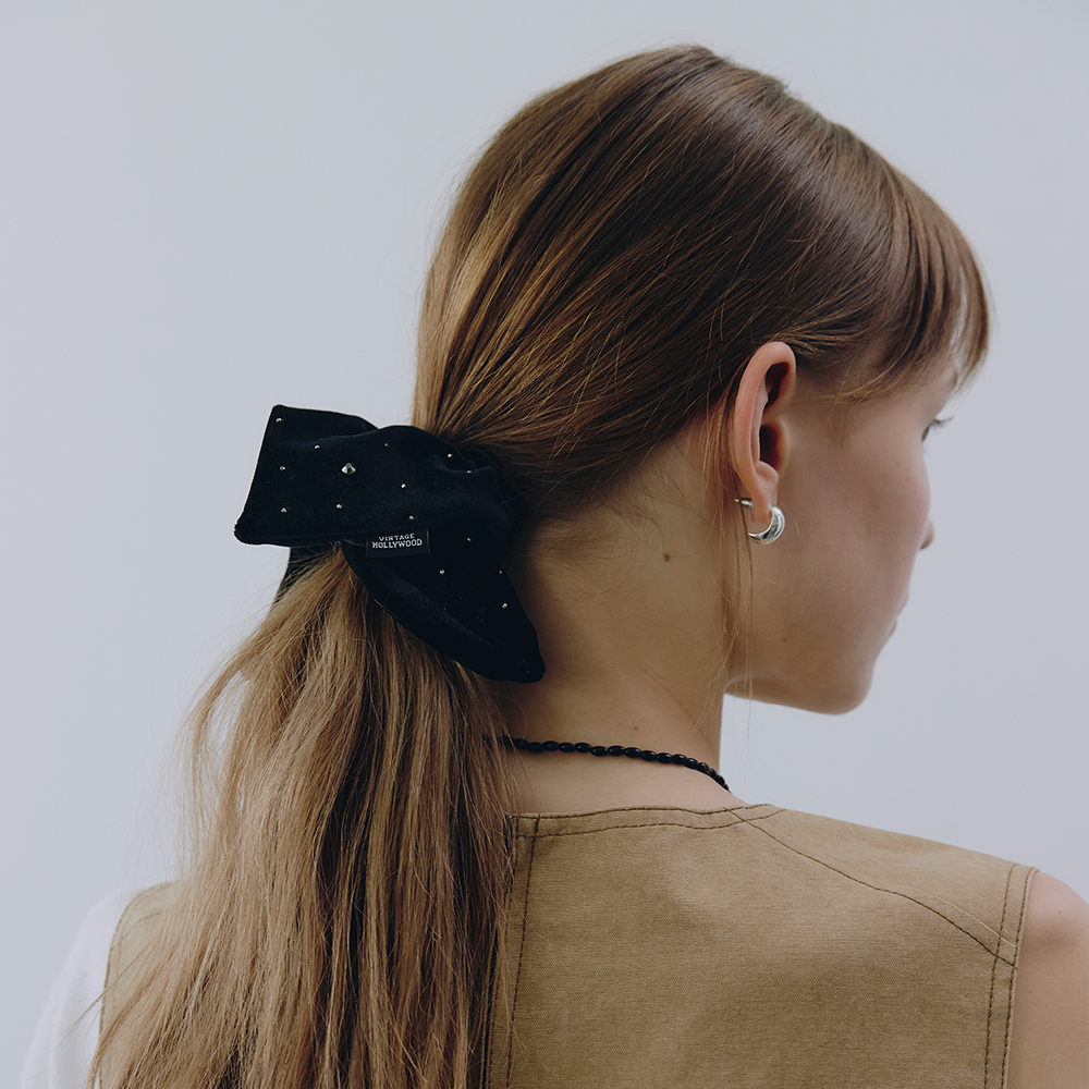 [빈티지헐리우드]Cosmic Dots Square Scrunchie_VH2579HB003M - 상세 이미지 4
