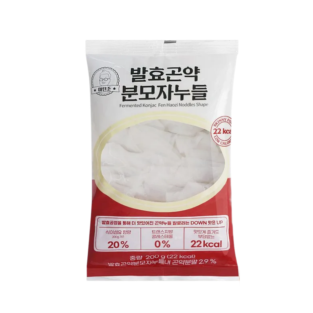 저칼로리 곤약 분모자 누들 넓적 곤약면 마라탕 넙적당면 납작당면 대용 200g, 30개 - 상세 이미지 3