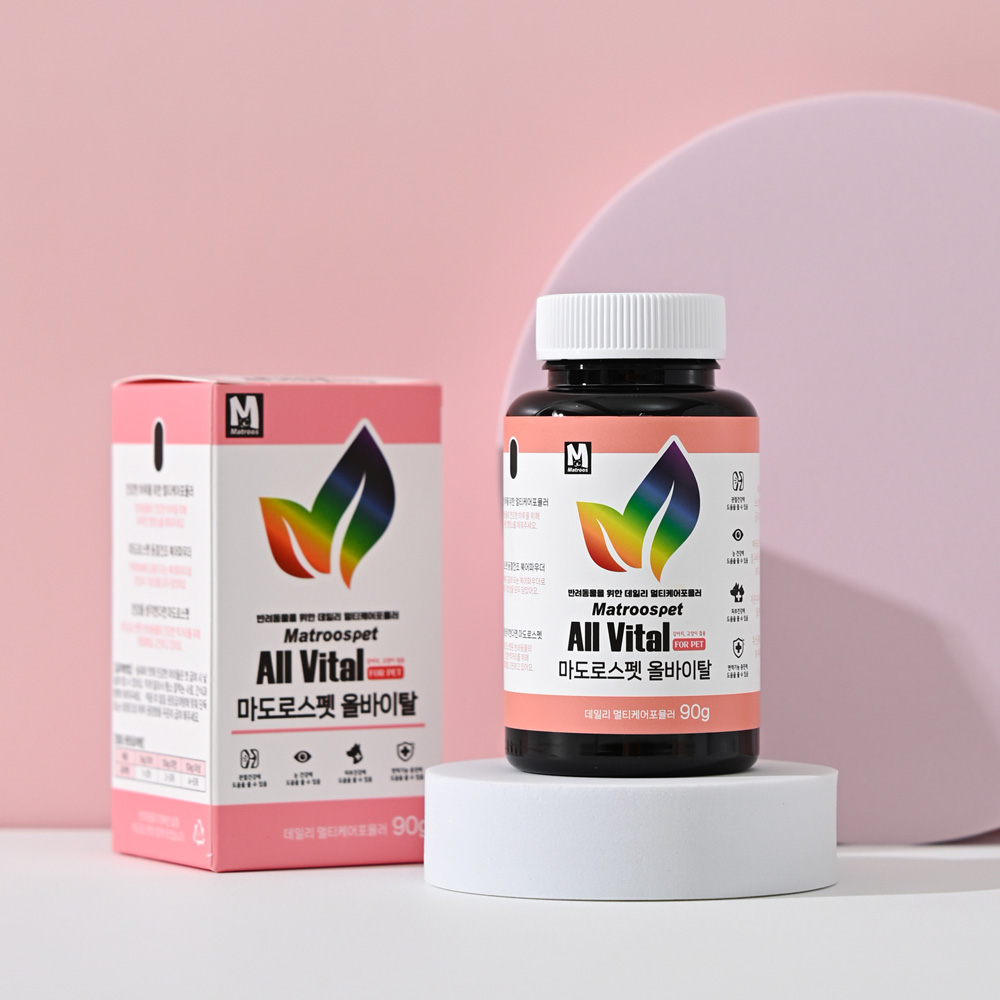 마도로스펫 올바이탈 90g 강아지 종합 영양제 올인원 멀티비타민