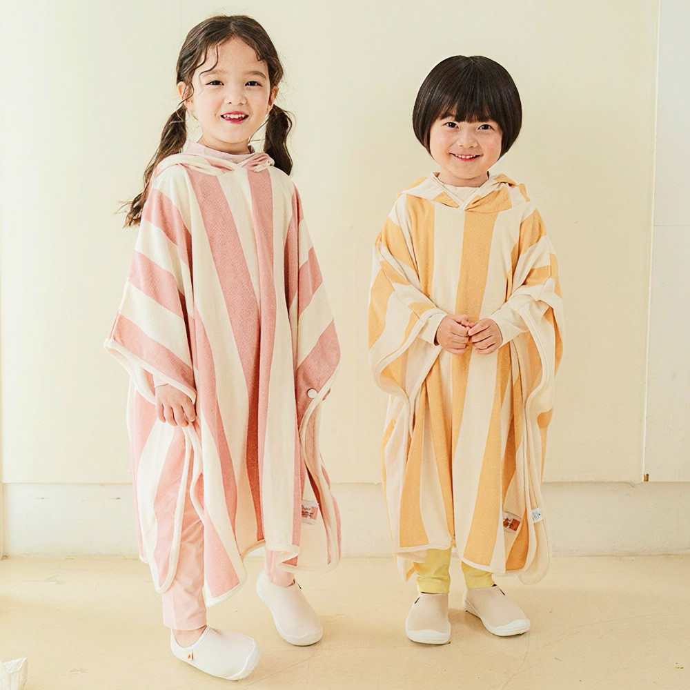 포근 후드 수영 목욕 샤워 가운 이미지 6