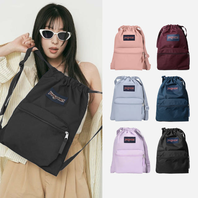 잔스포츠 스트링 드로우 색 미니 짐색 복조리 여성 백팩 3COLOR
