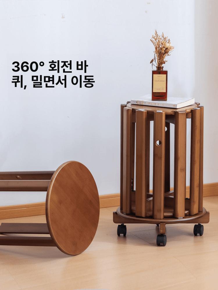 쌓는 의자 카페의자 수납의자 좁은공간 이동식 계단의자 스툴 풀리 스태킹 스툴 - 상세 이미지 2