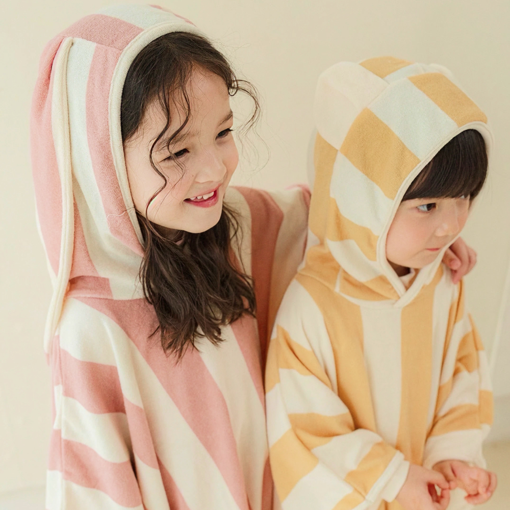 포근 후드 수영 목욕 샤워 가운 이미지 8