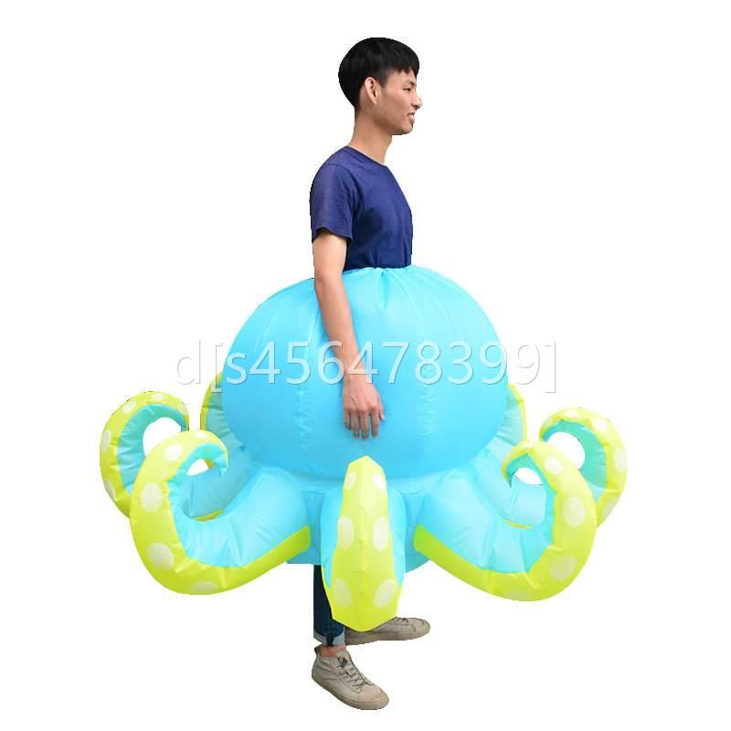 문어 에어 슈트 할로윈 의상 캐릭터 인형탈 행사용 - 상세 이미지 3