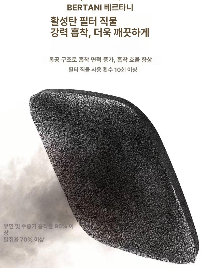 솔비에 연기 제거기 흡입기 고기 냄새제거 휴대용 환기 환풍기 크림화이트 필터10개포함 화로구이 추천 - 상세 이미지 4