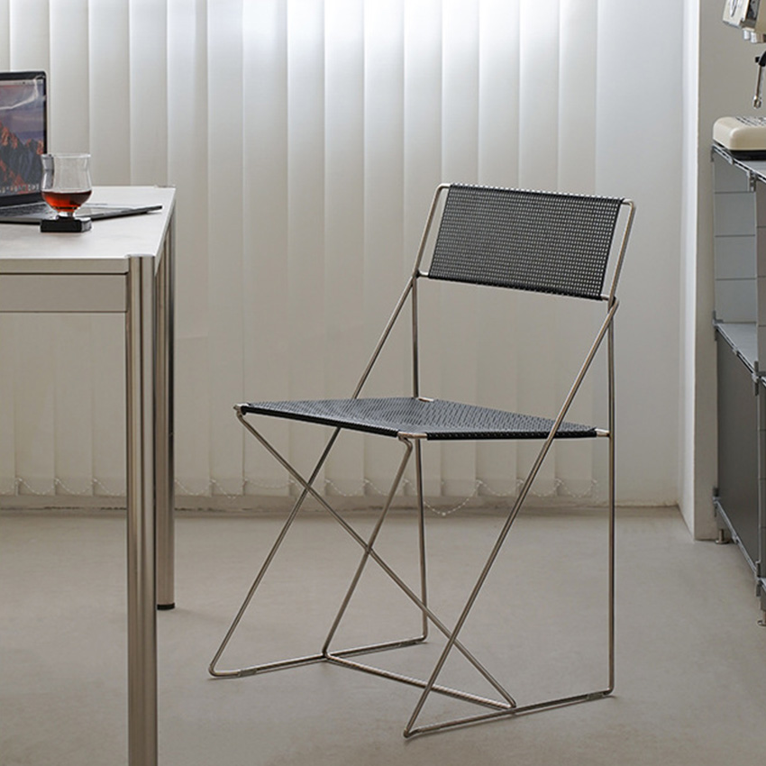 엑스 라인 인테리어 라운지 카페 체어 X-Line Chair - 상세 이미지 4