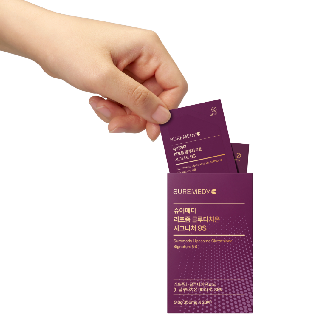 [5+1] 슈어메디 리포좀 글루타치온 시그니처 9S 고함량 고순도 프리미엄 28매, 6개