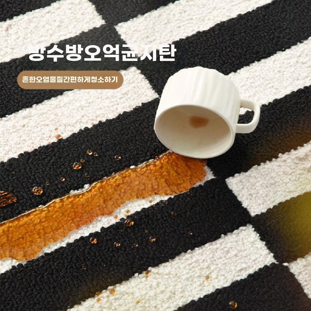 러그 대형 카페트 거실 인테리어 사각 사계절 매트 - 상세 이미지 2