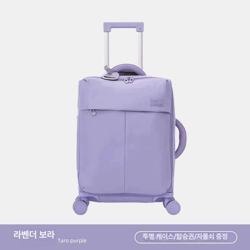 소프트캐리어 기내용 초경량 천캐리어 여행용 출장 방수 경량 업그레이드 확장형 저소음 타로퍼플 20inch 업그레이드형 듀얼 USB - 상세 이미지 5