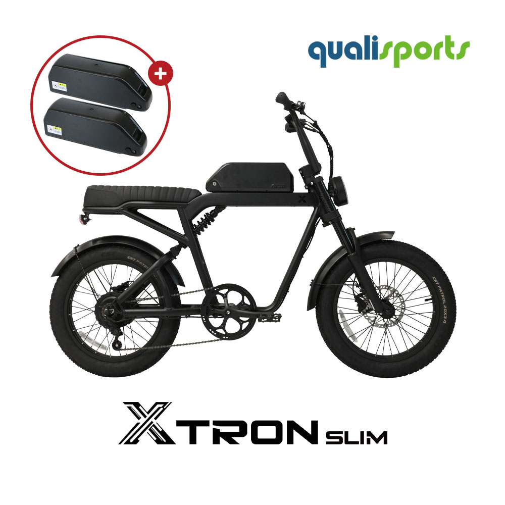퀄리스포츠 엑스트론 슬림 48V 500W 20ah 고출력 자토바이 전기자전거 팻바이크