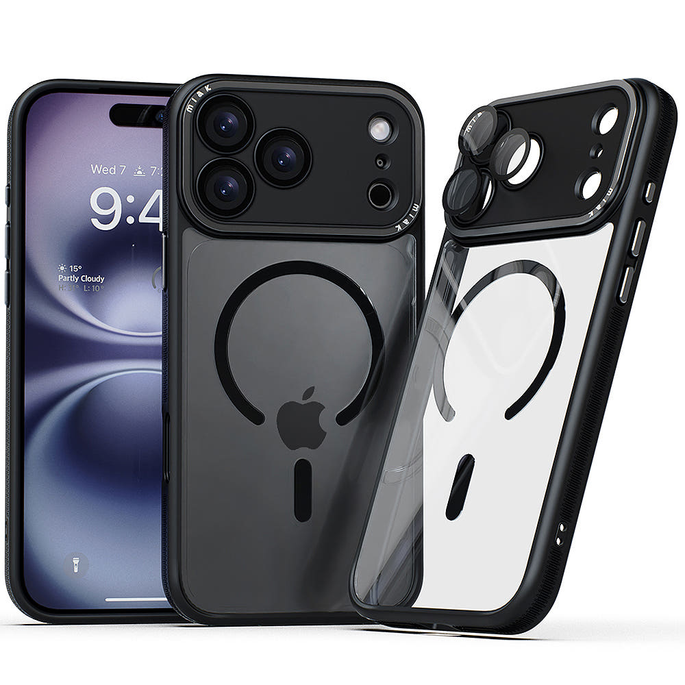 미아크 반투명 케이스 후면 맥세이프 이미지