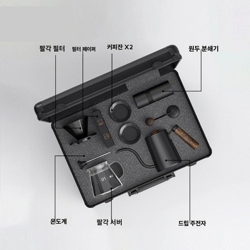 드립백 커피 선물세트 핸드드립 커피세트 답례품 추석선물 블랙 - 상세 이미지 4