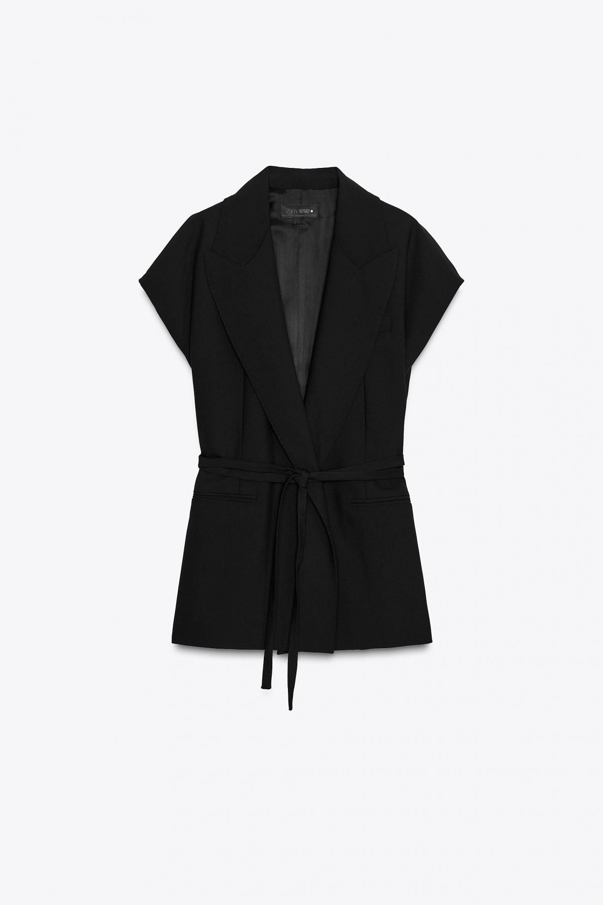 자라 블랙 테크니컬 벨트 베스트 8859/998 BLACK - 메인 이미지