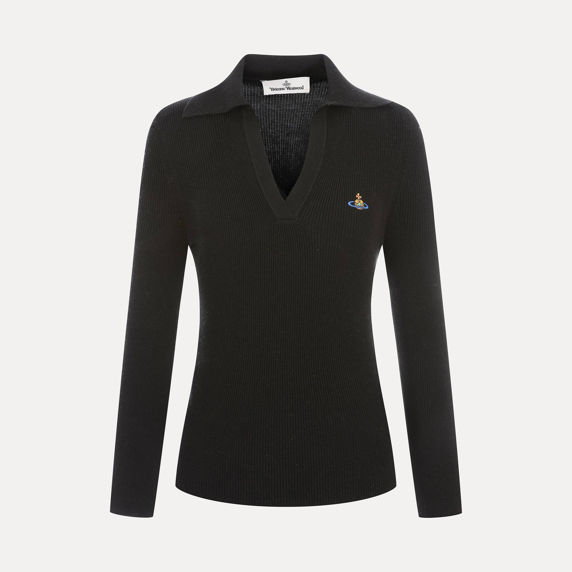비비안웨스트우드 마리나 캐시미어 폴로 니트 VPTRKN3033 99