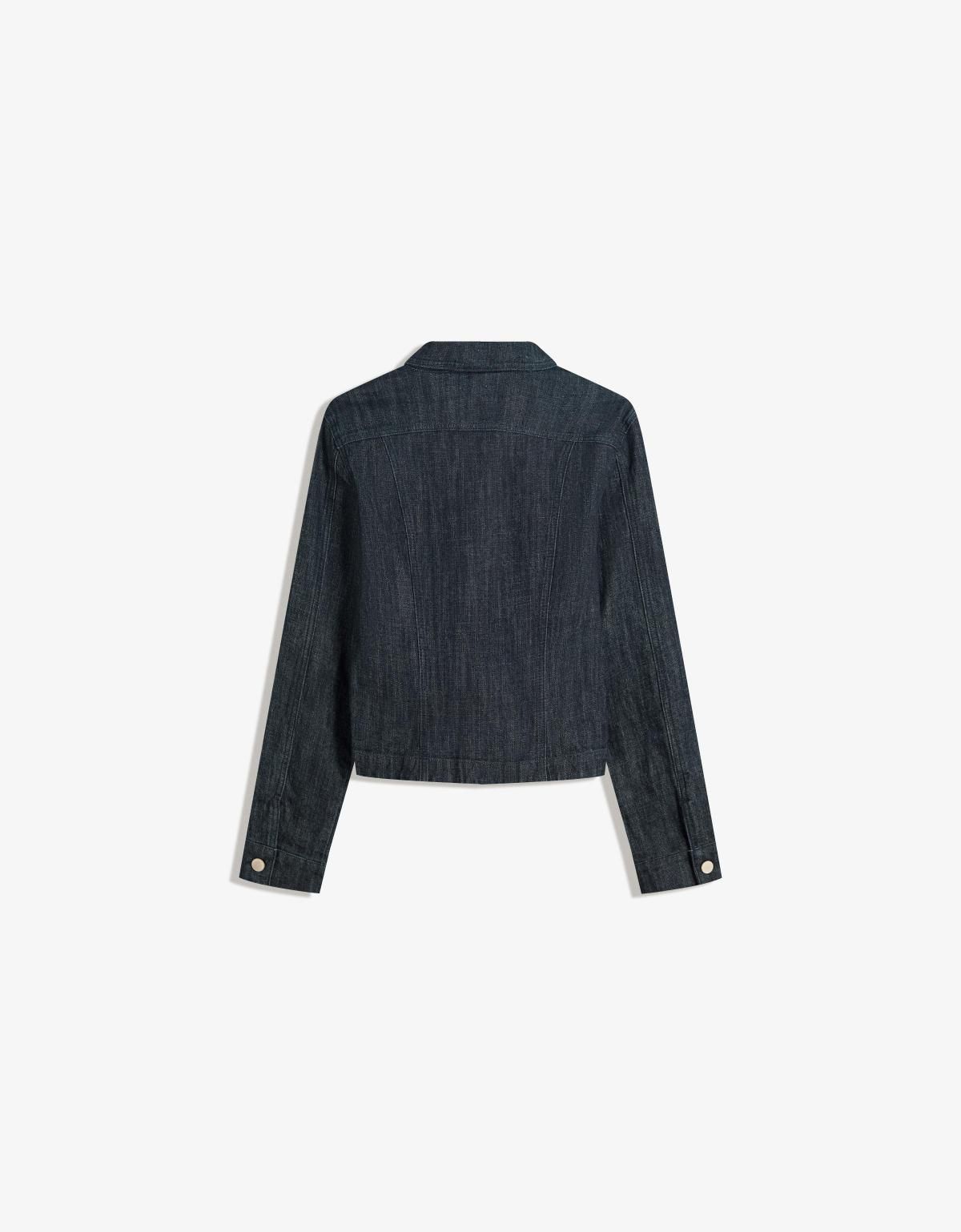 버쉬카 트렌디 데님 집업 재킷 6601/777 NAVY - 상세 이미지 4