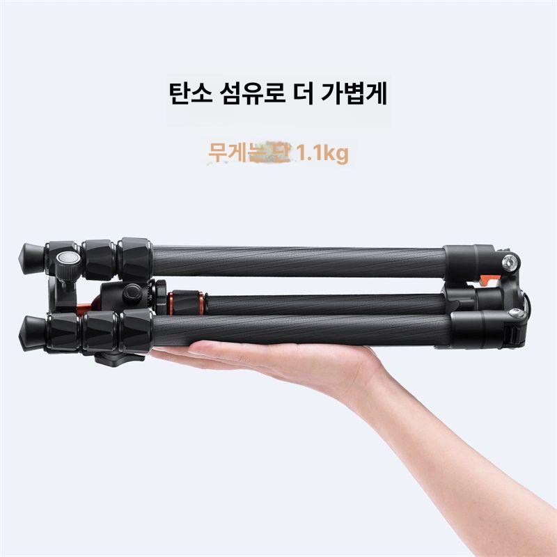 카메라 삼각대 2m 촬영용 있는 전문 방송 삼발이 촬영 스마트폰 거치대 접이식 미터 탁월형 2.00m 알루미늄 더 높은 - 상세 이미지 3