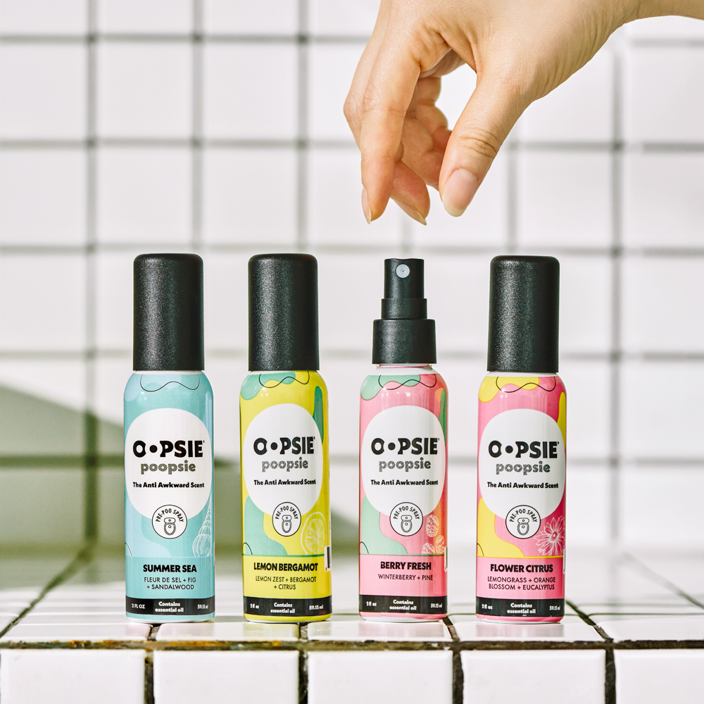 웁시풉시 토일렛퍼퓸  화장실 방향제 탈취제 Berry Fresh, 60ml, 8개 - 상품 이미지