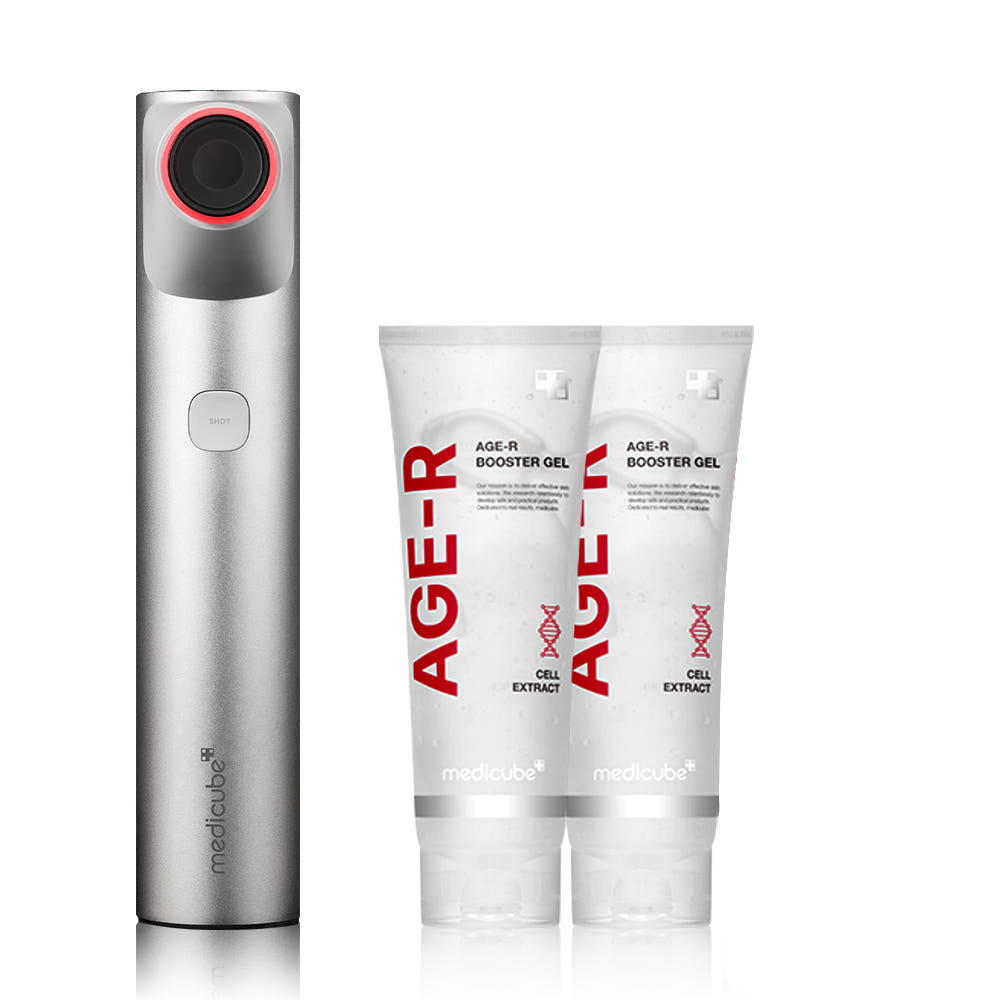 메디큐브 에이지알 하이포커스샷+전용젤 100ml 2개 디에스몰