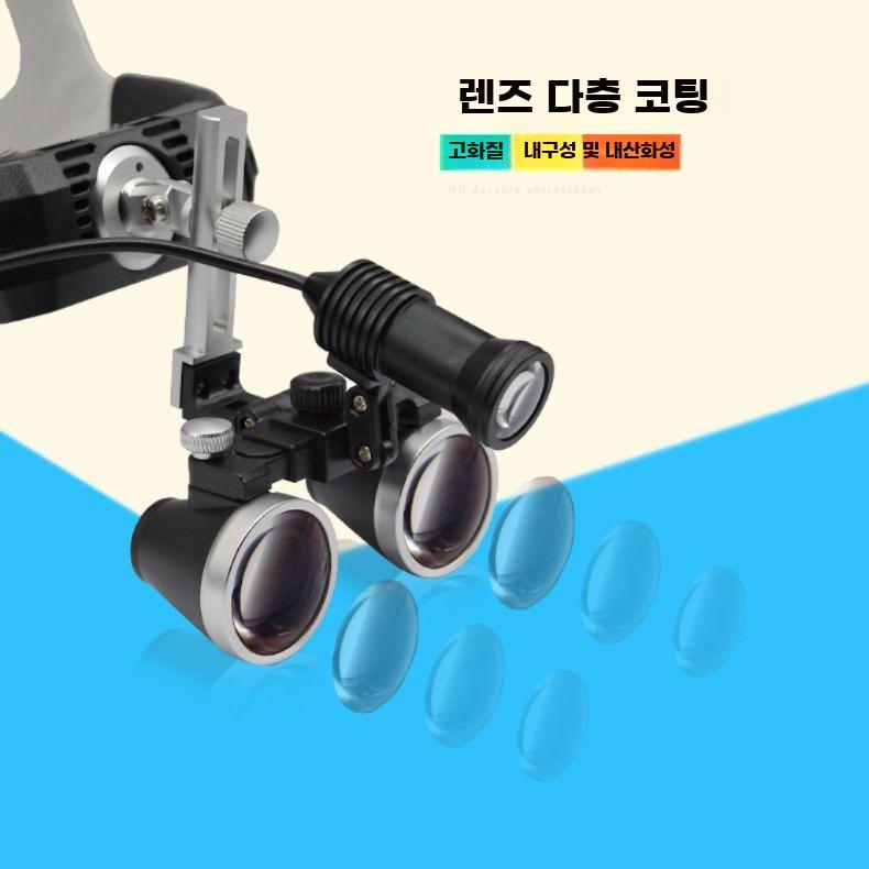의료용 루페 확대경 고배율 헤드형 작업용 돋보기 관찰 - 상세 이미지 3