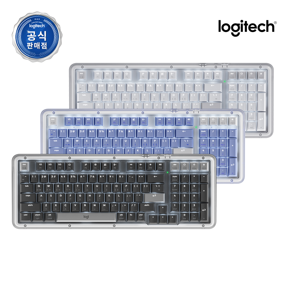 로지텍코리아 공식 Alto Keys K98M 무선 키보드 그래파이트, 마블축