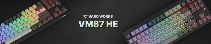 VARO VM87 HE 8K 마그네틱 자석축 저소음 사무용 게이밍 기계식 무접점 키보드 판매처 상세 정보 이미지 3