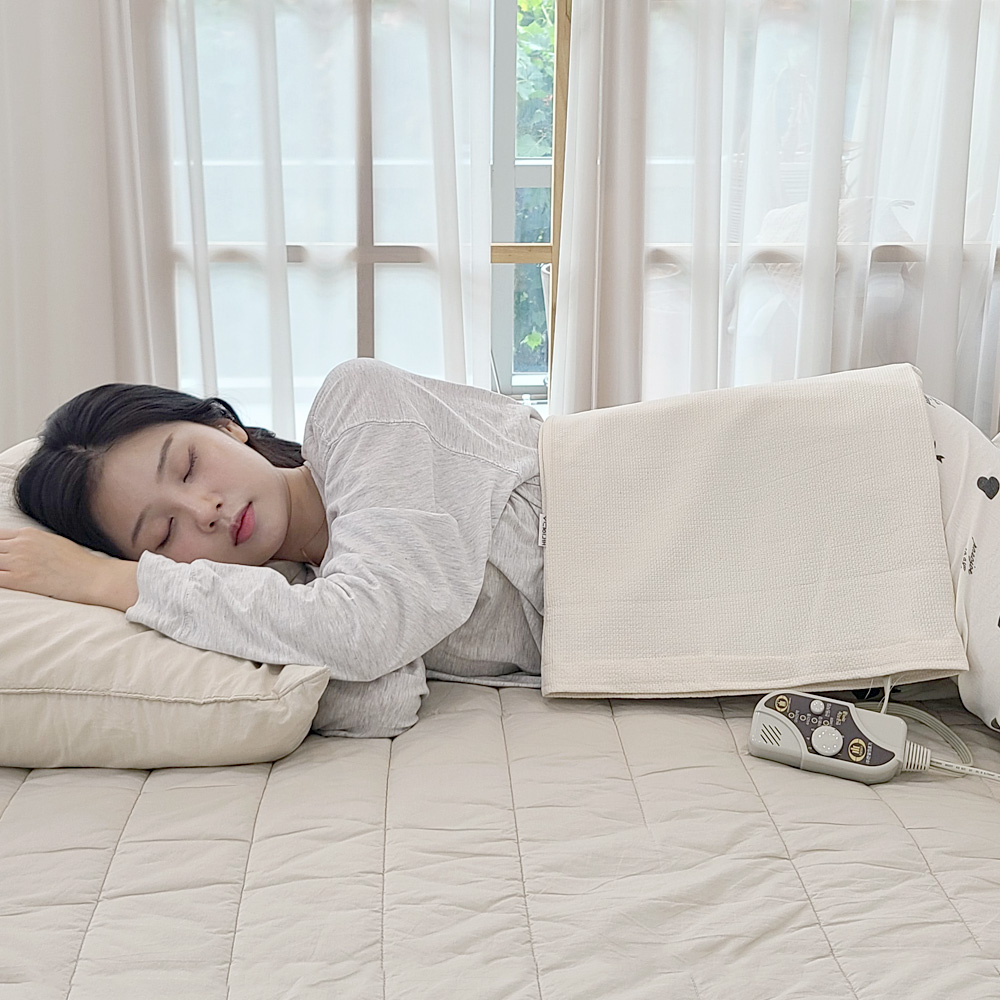 한일의료기 프리미엄 온열찜질기 허리 어깨 복부 무릎 배 전기 찜질기 찜질팩 M 그레이