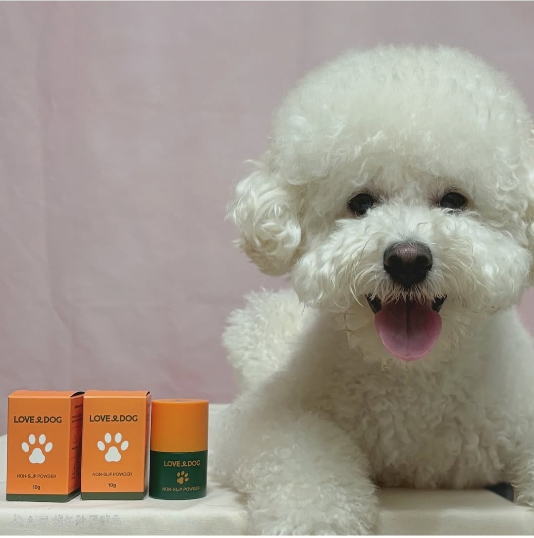 아이리스 강아지 미끄럼방지 파우더 발바닥 보호제 관절 보호 슬개골탈구 논슬립 러브앤독 이미지 4