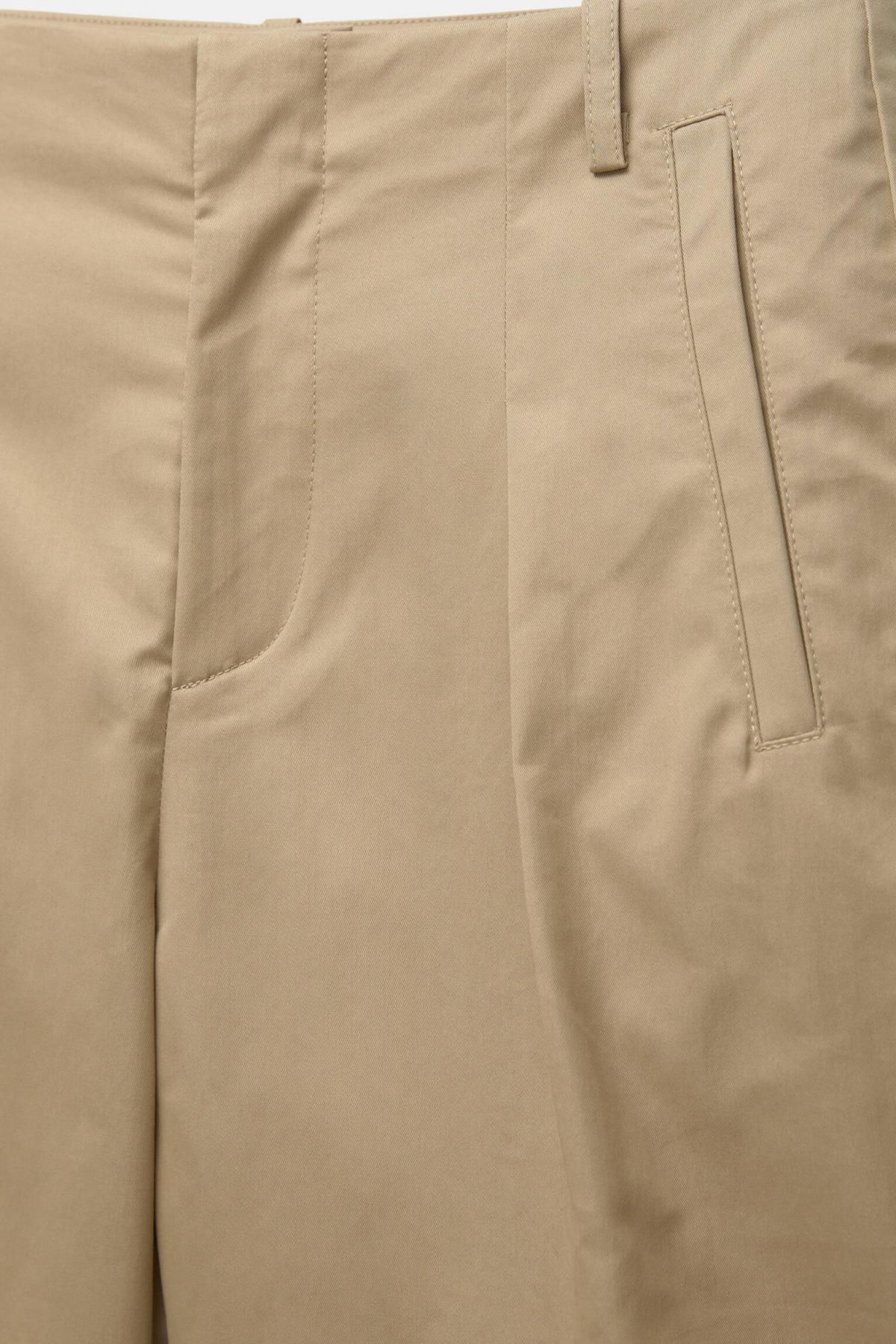 풀앤베어 베이지 테일러드 정장 버뮤다 반바지 7696/340 SAND - 상세 이미지 3