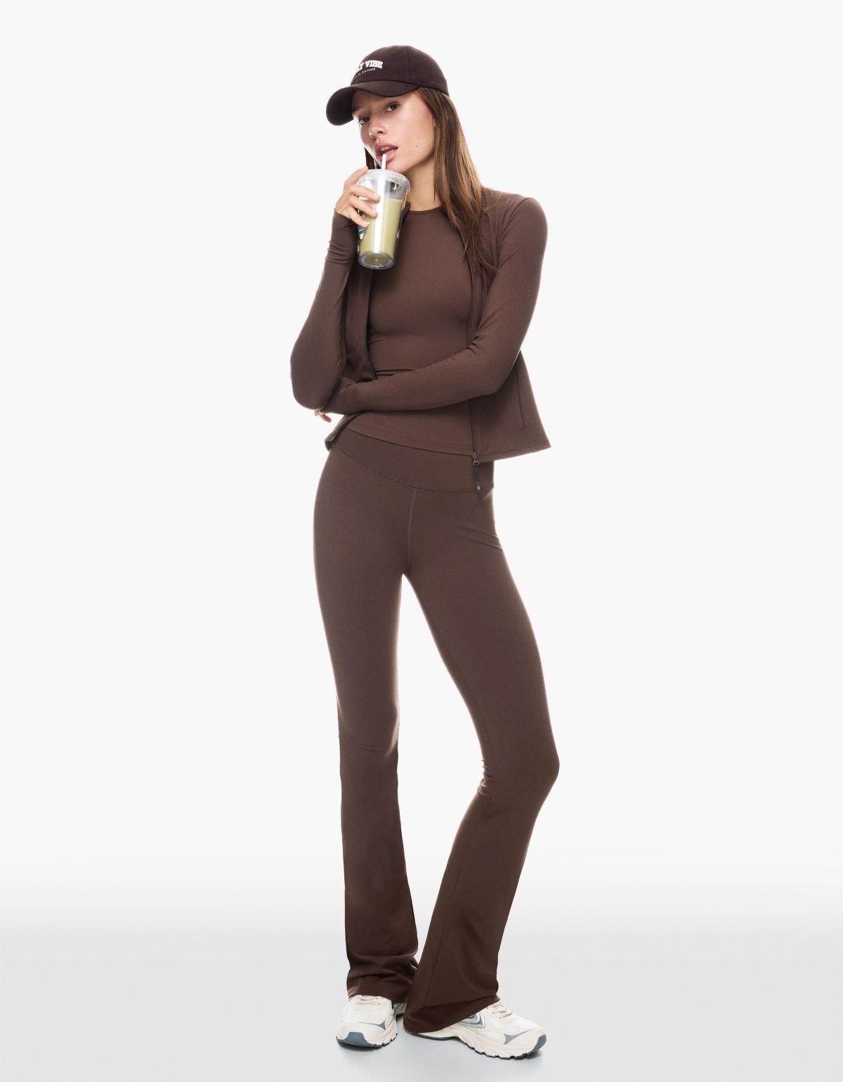 버쉬카 테크니컬 브라운 플레어 팬츠 5291/143 BROWN - 상세 이미지 2