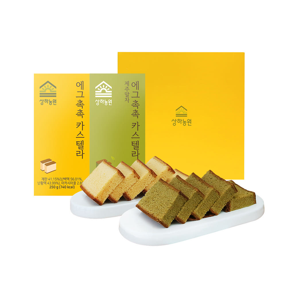 상하농원 에그촉촉 카스텔라 혼합세트 250g 1+1개