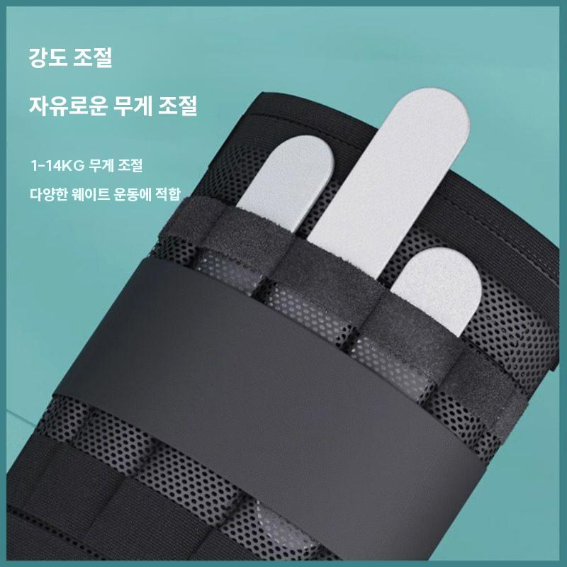 크로스핏 중량조끼 웨이트 훈련 헬스 체력 단련 납조끼 10KG 조끼 - 상세 이미지 3