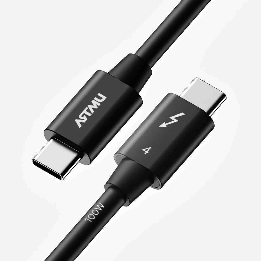인텔 인증 썬더볼트4 100W 40Gbps 케이블 1m, 1개 제품 이미지