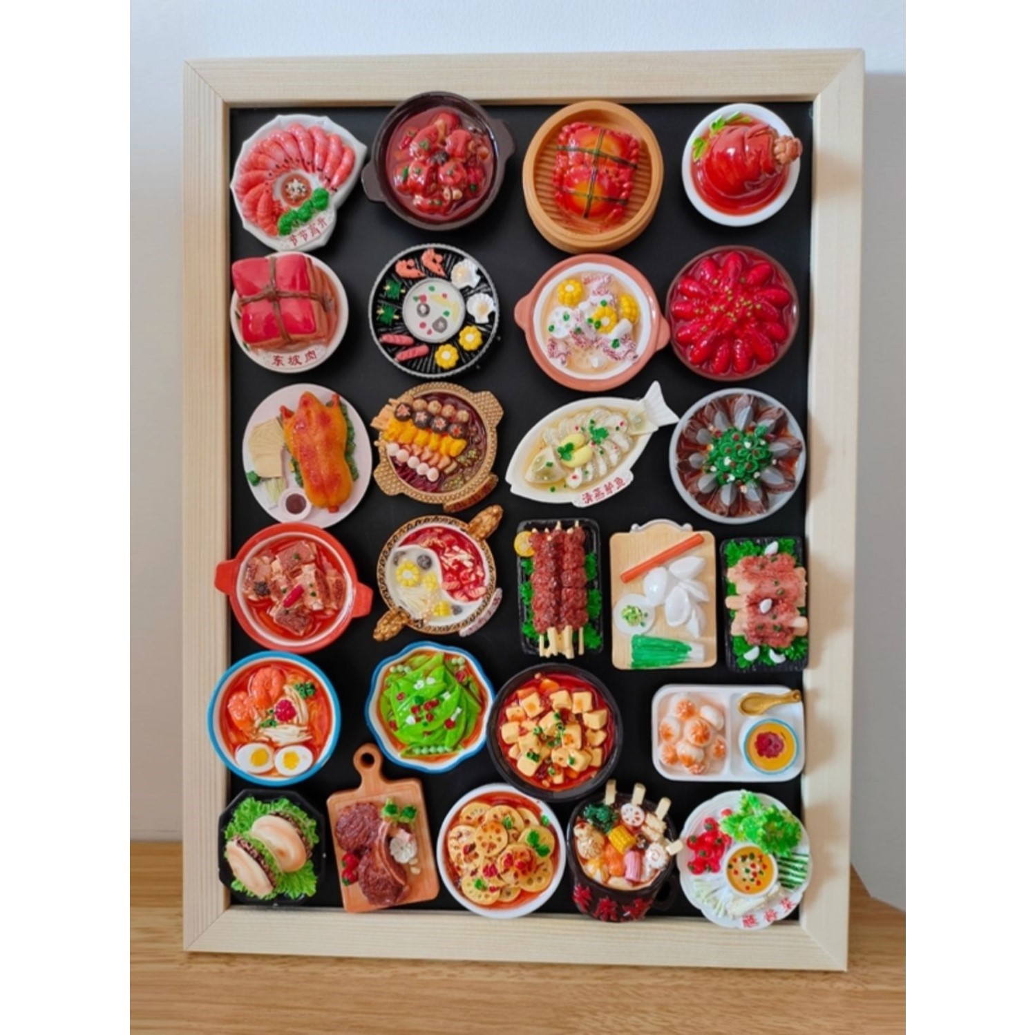 여행 마그넷 전시 자석 보드 인테리어 장식 프레임형 소형 20x30cm 프레임 자석판 A 소형 - 상세 이미지 3