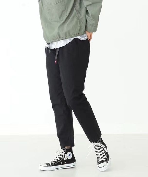 여름 간절기 허리밴딩 밴딩 루즈핏 홈웨어 스트링 면바지 편안한 편한 린넨 시원한 고무줄 올리브그린 S - 상세 이미지 4