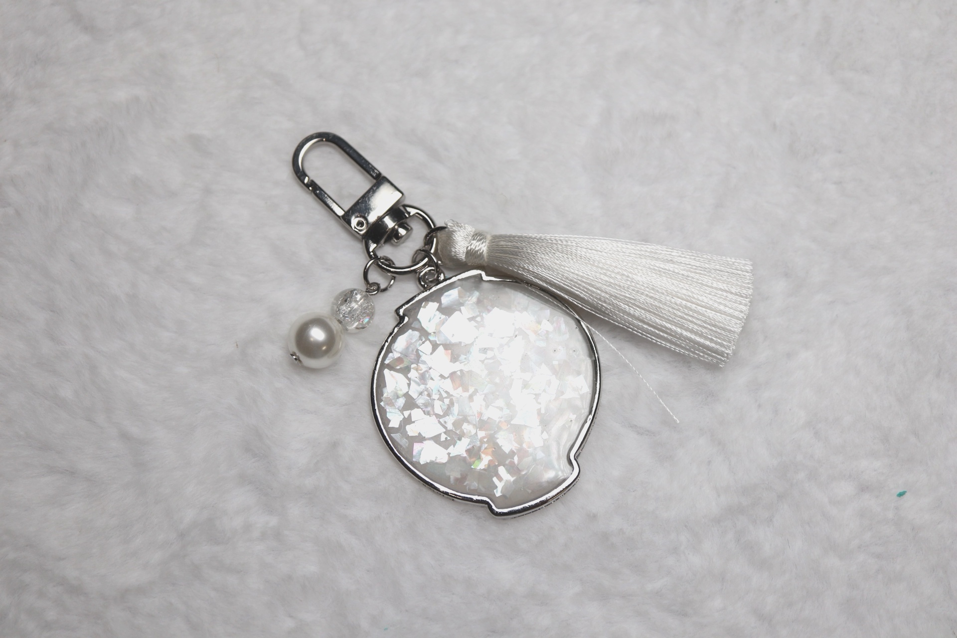 [소담예] 달항아리 자개 키링 키홀더 전통 기념품