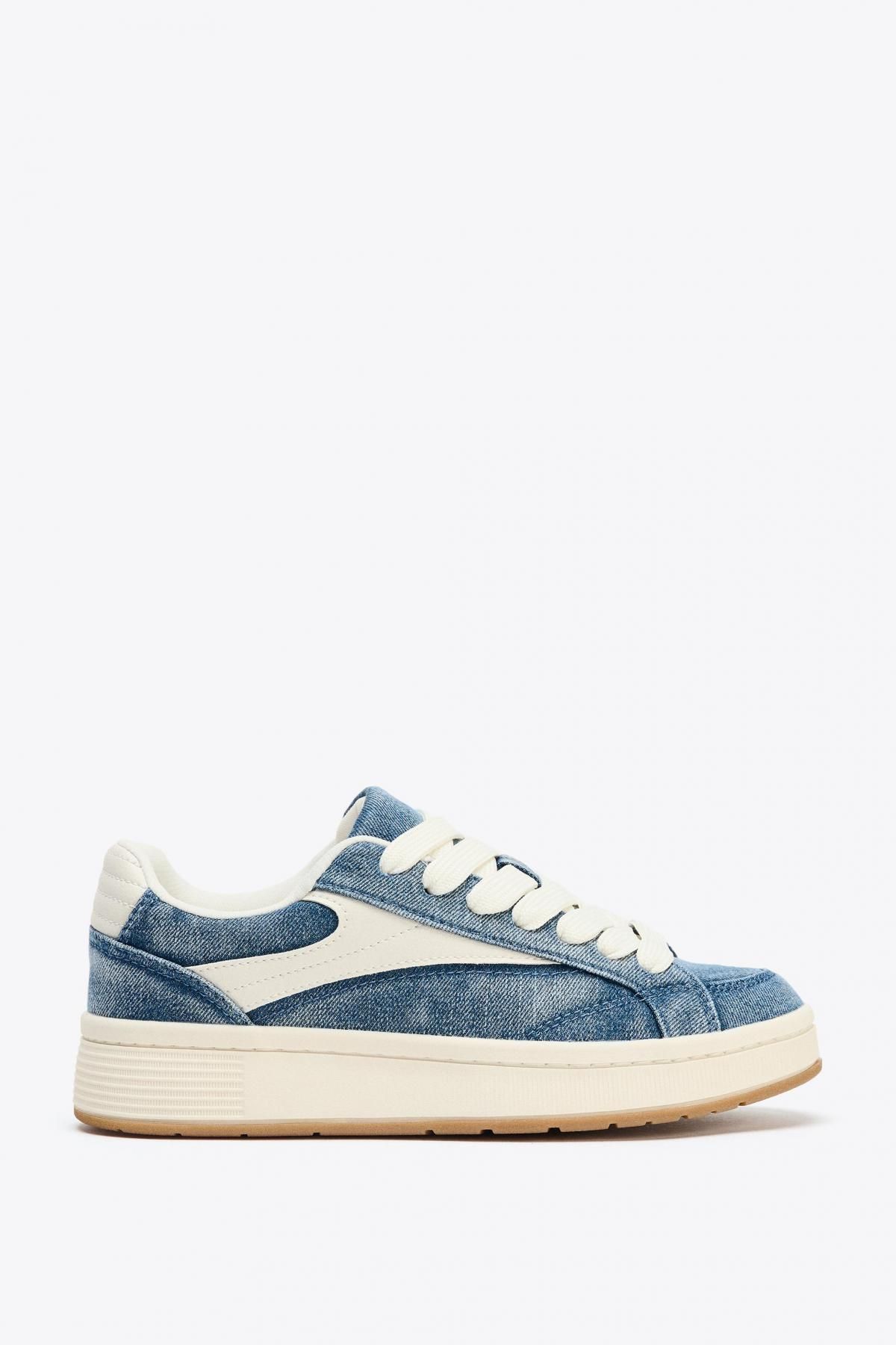 자라 데님 캐주얼 로우탑 스니커즈 5410/610 DENIM BLUE - 메인 이미지