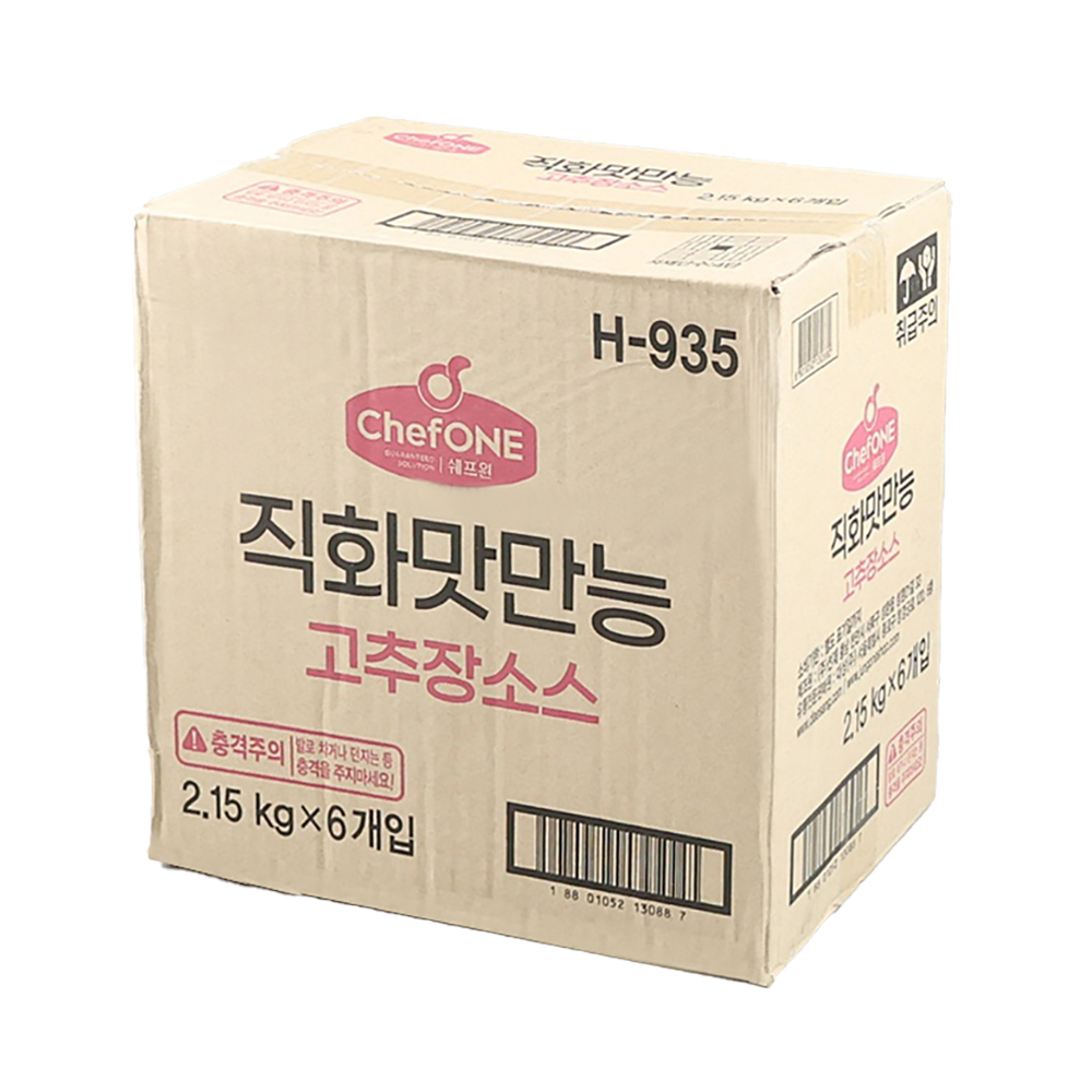 쉐프원 맛있는 직화맛만능 고추장소스 업소용 2.15kg, 6개 - 상세 이미지 5