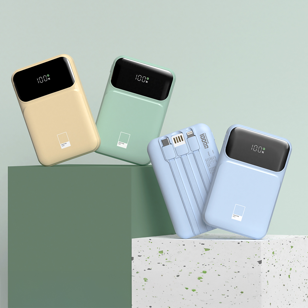 이어맥 팬톤 빌트인 케이블 22.5W 고속 충전 보조배터리 10000mAh